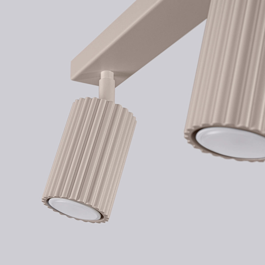 Lampada da soffitto KARBON 2 taupe