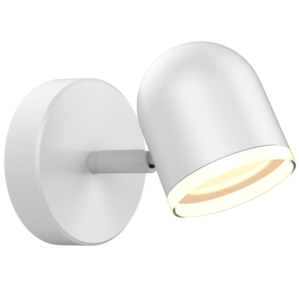 Applique orientabile LED 4,2W 3000K bianca Polux RAWI