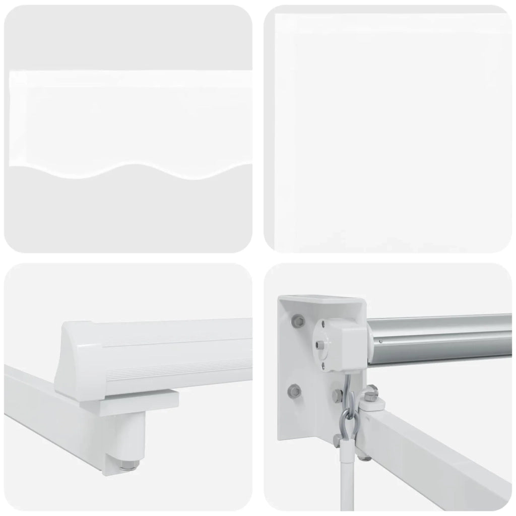 Tenda retrattile manuale con LED Bianco 3 x 2,5 m 3419260