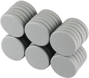 Magnetici forti - 36 pezzi - grigio - neodimio