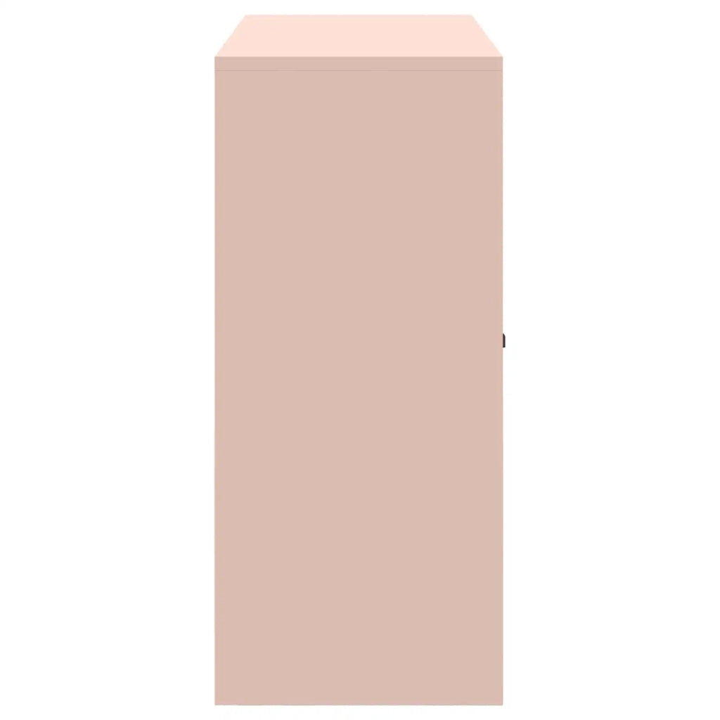 Armadio Rosa 90 x 40 x 90 cm Acciaio