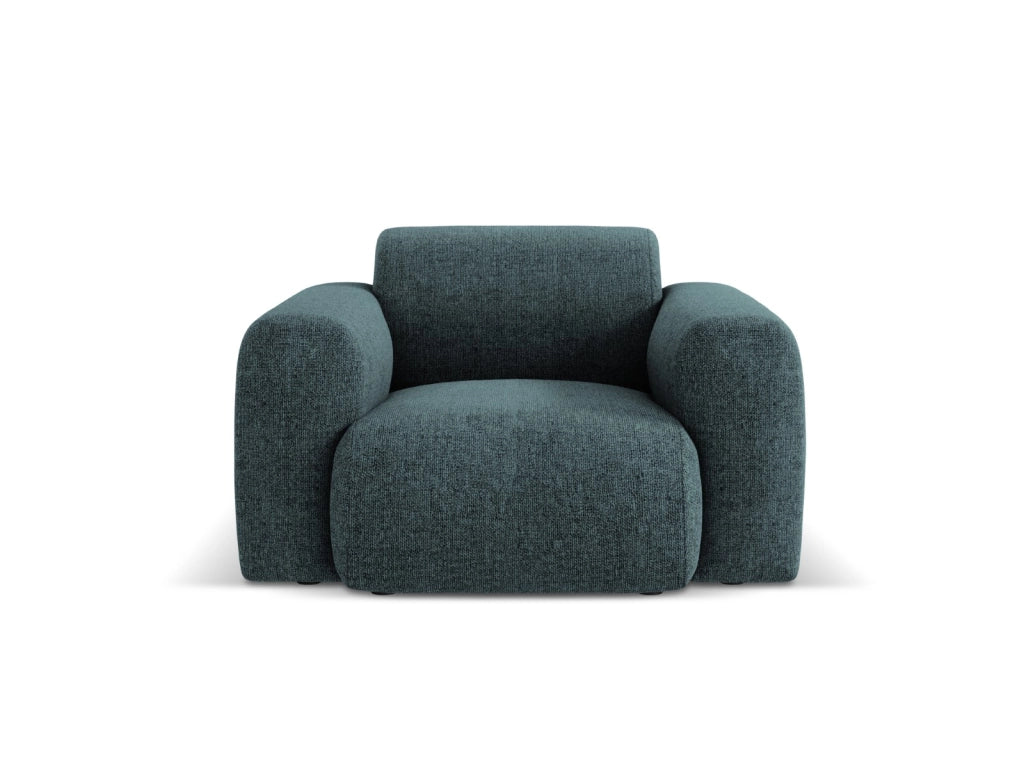 Cosmopolitan Design - Poltrona "Nolio" 2 posti in ciniglia petrolio 