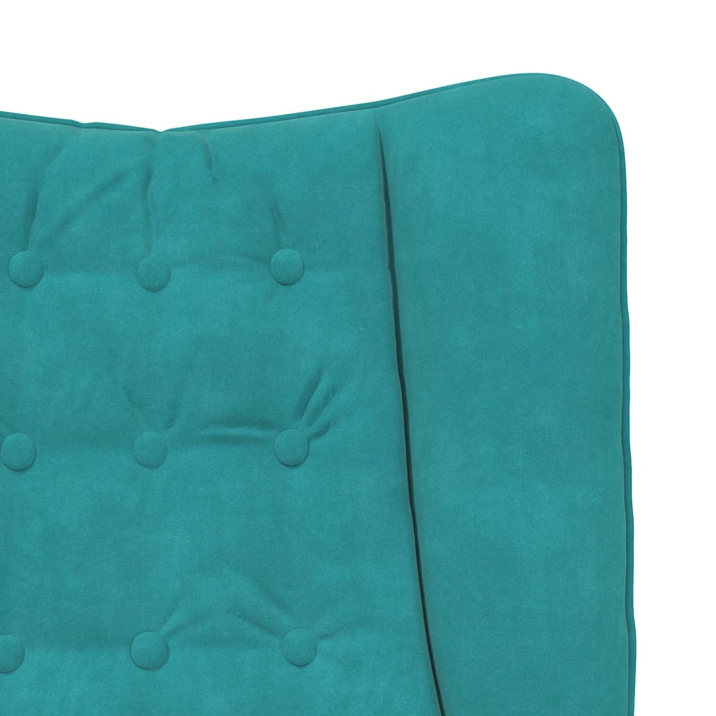 poltrona Turchese 63 x 67 x 94 cm Velluto 42001823