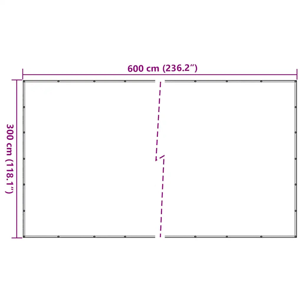 Rete per Rimorchio Verde 3x6 m HDPE 4002100