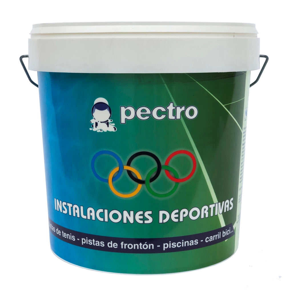 Pittura per pavimenti esterni ed interni e campi sportivi 4 L BIANCO- Pavimento di garage e pavimenti in cemento