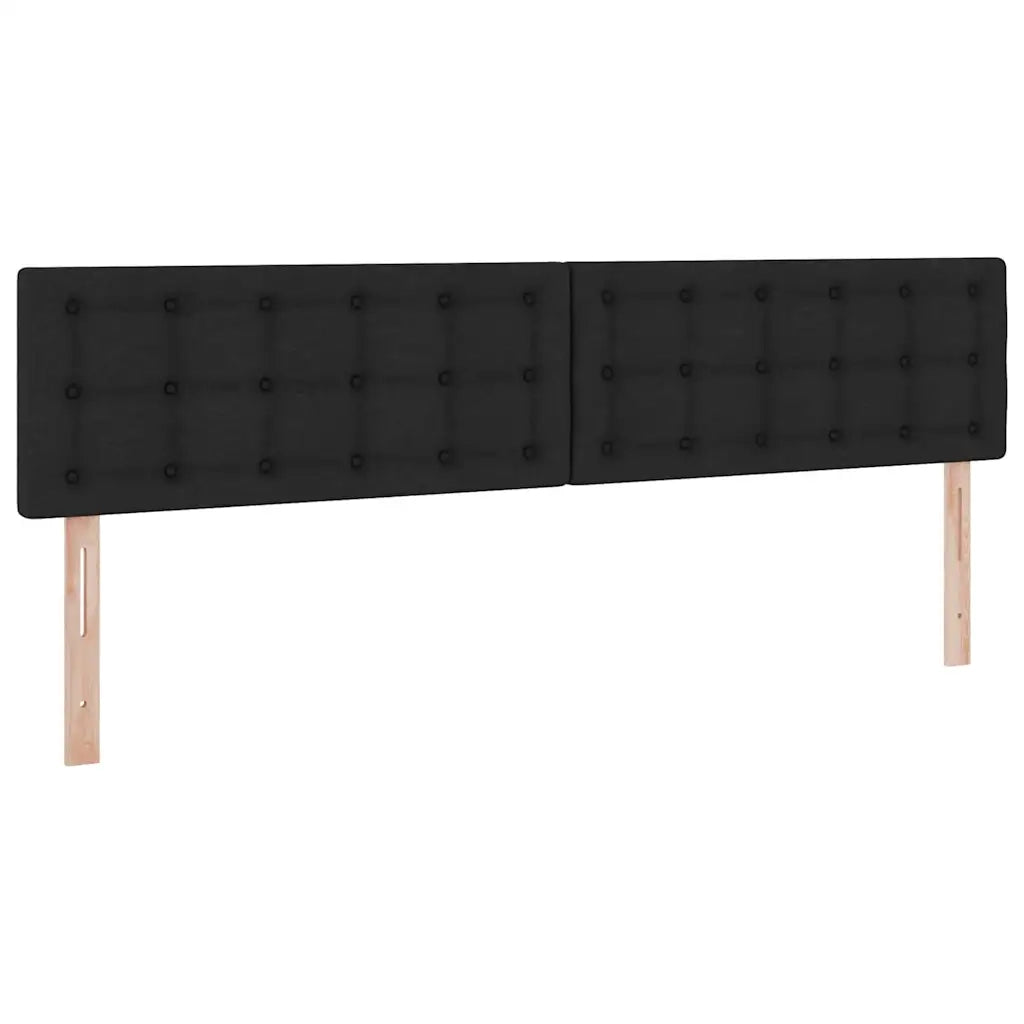 Letto con contenitore e materasso Nero 200 x 200 cm 3370658