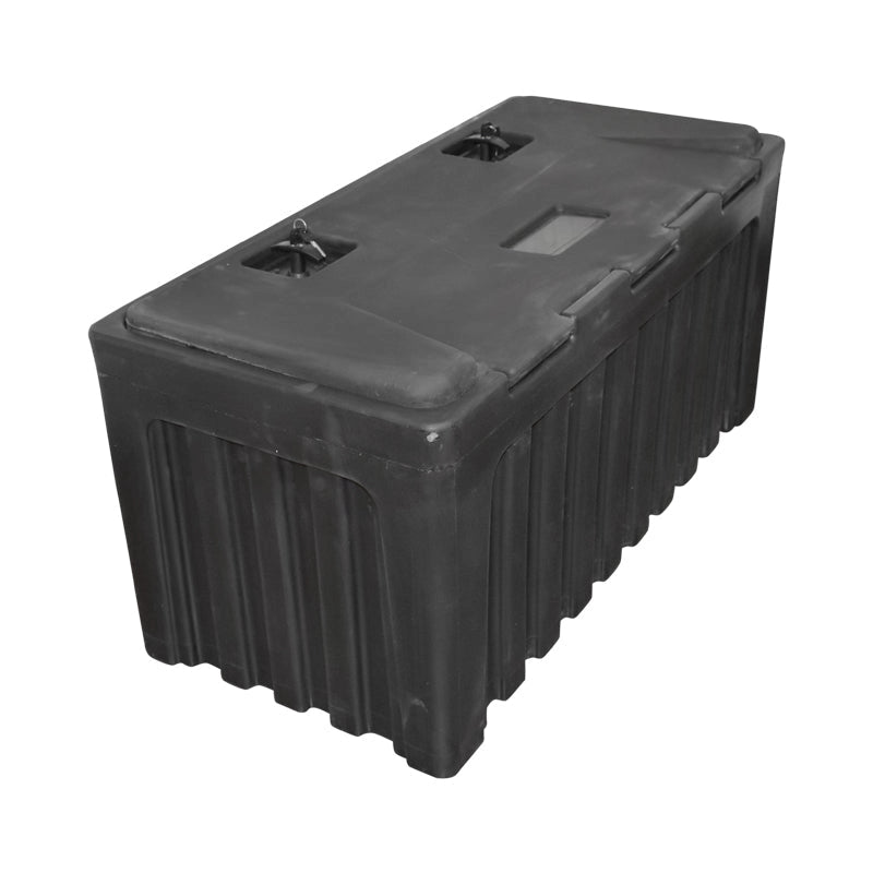 Cassetta per attrezzi senza supporto, in plastica nera 480x470x1000 mm