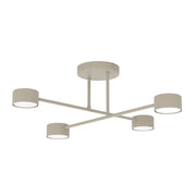 Plafoniera moderna HALO beige 4xGX53 Emibig