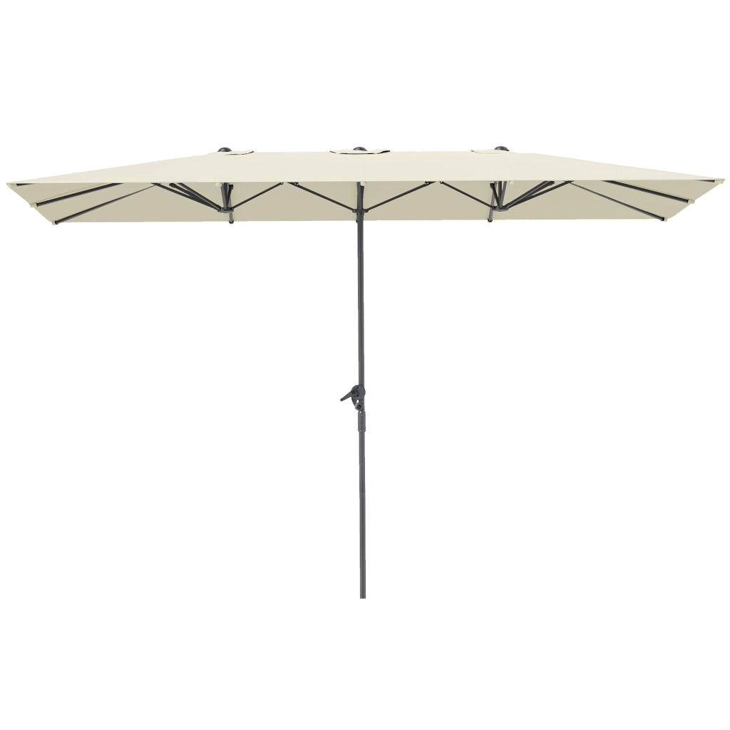 Ombrellone doppio lato ¨C Minimal ¨C crema 451x264 cm