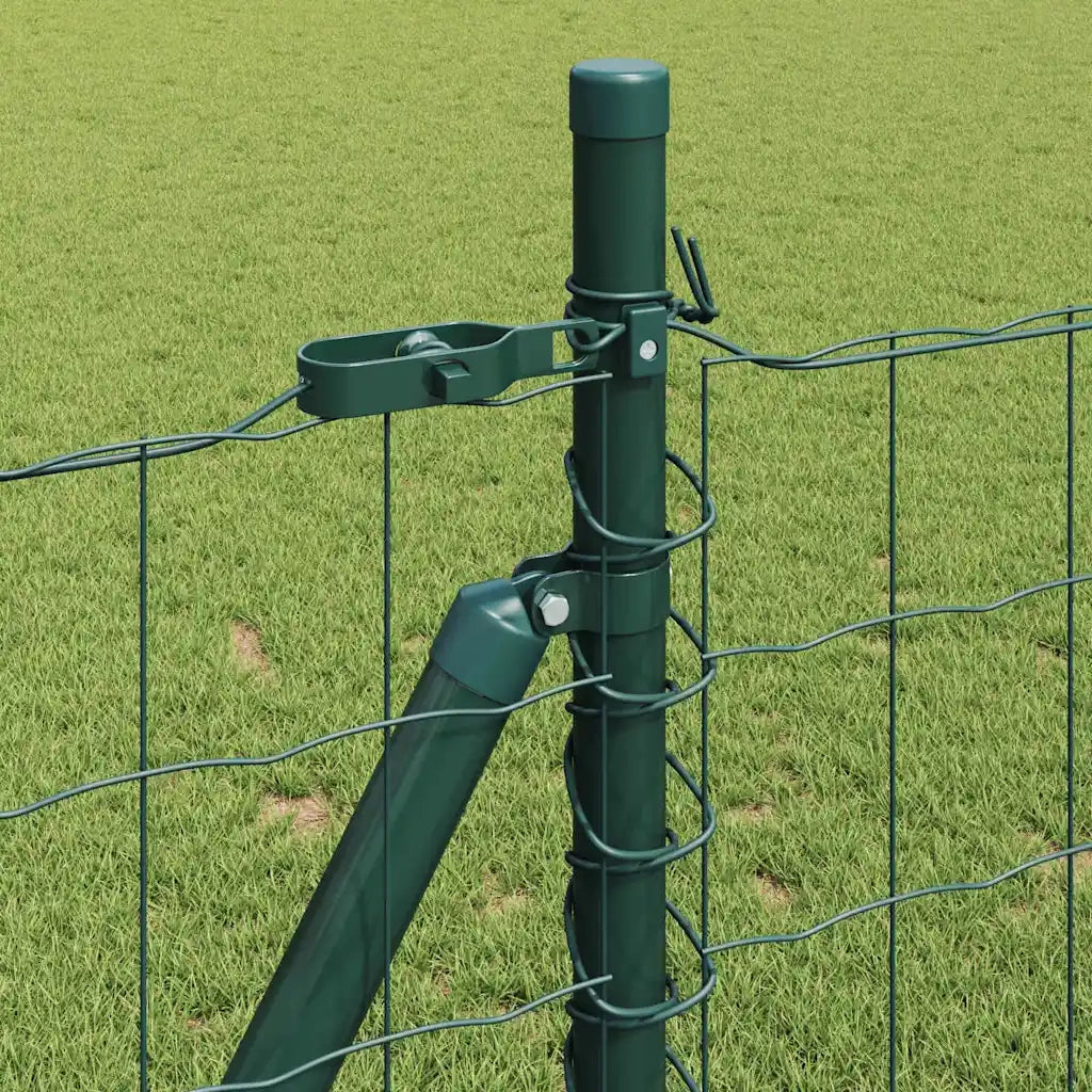 Recinzione con Posto Verde 1 x 25 m Acciaio e PVC 3350859