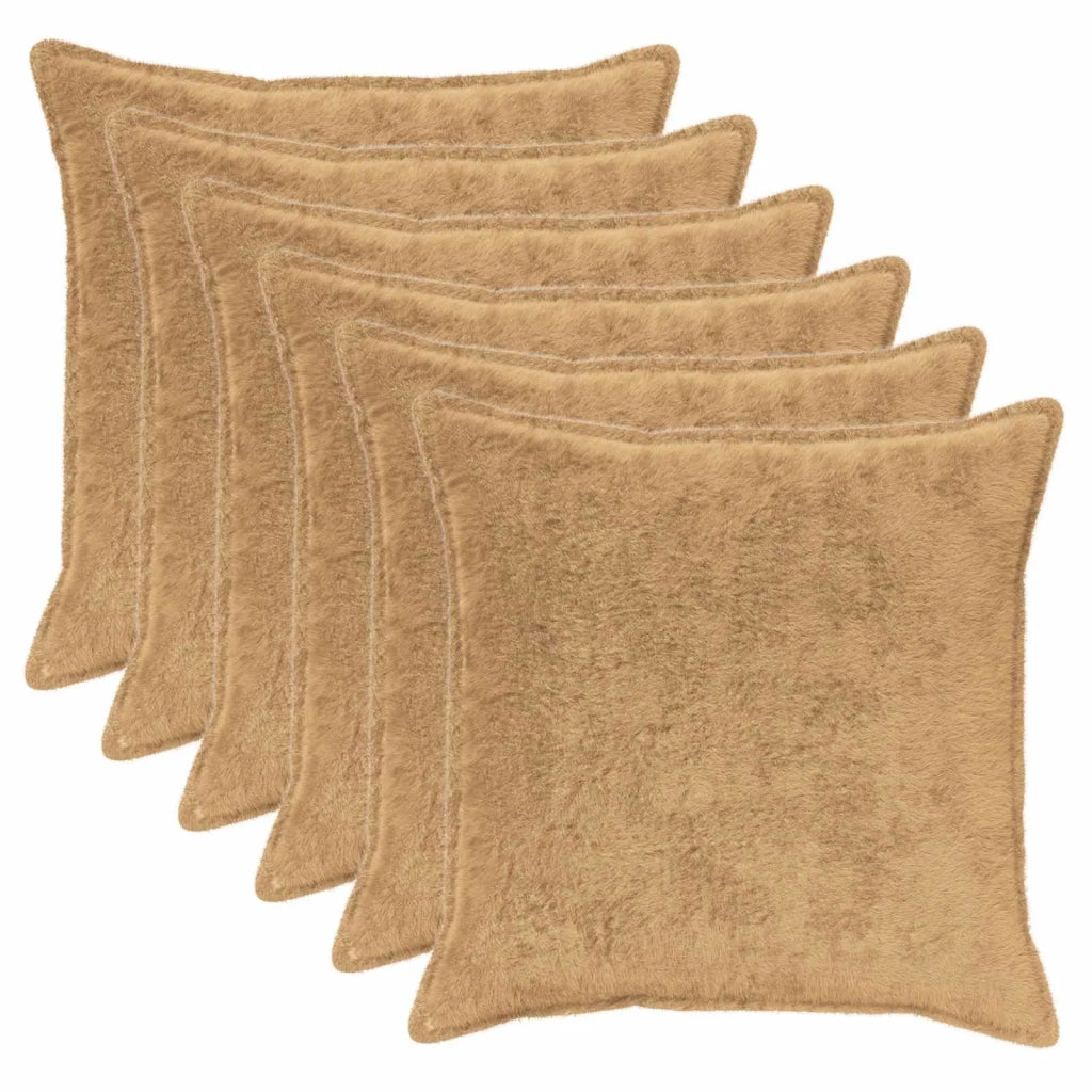 Federa 6 pz HOUTEN Tortora 80 x 80 cm 921826