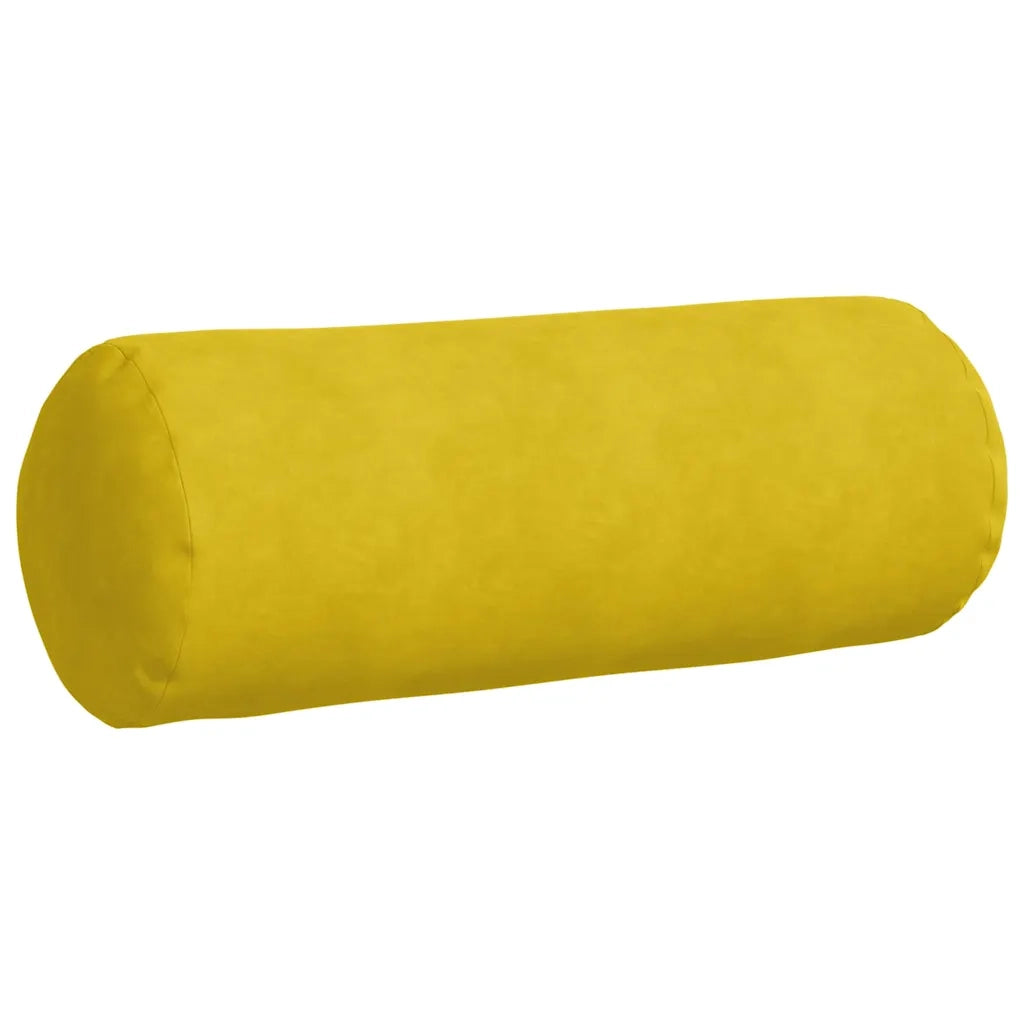 Cuscini a rullo 2 pz | Cuscini per sedie Giallo ? 25 x 70 cm Tessuto in Cords