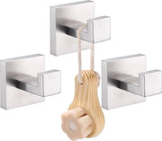 Set di 3 grucce per asciugamani quadrati per bagno e cucina resistente e stile.