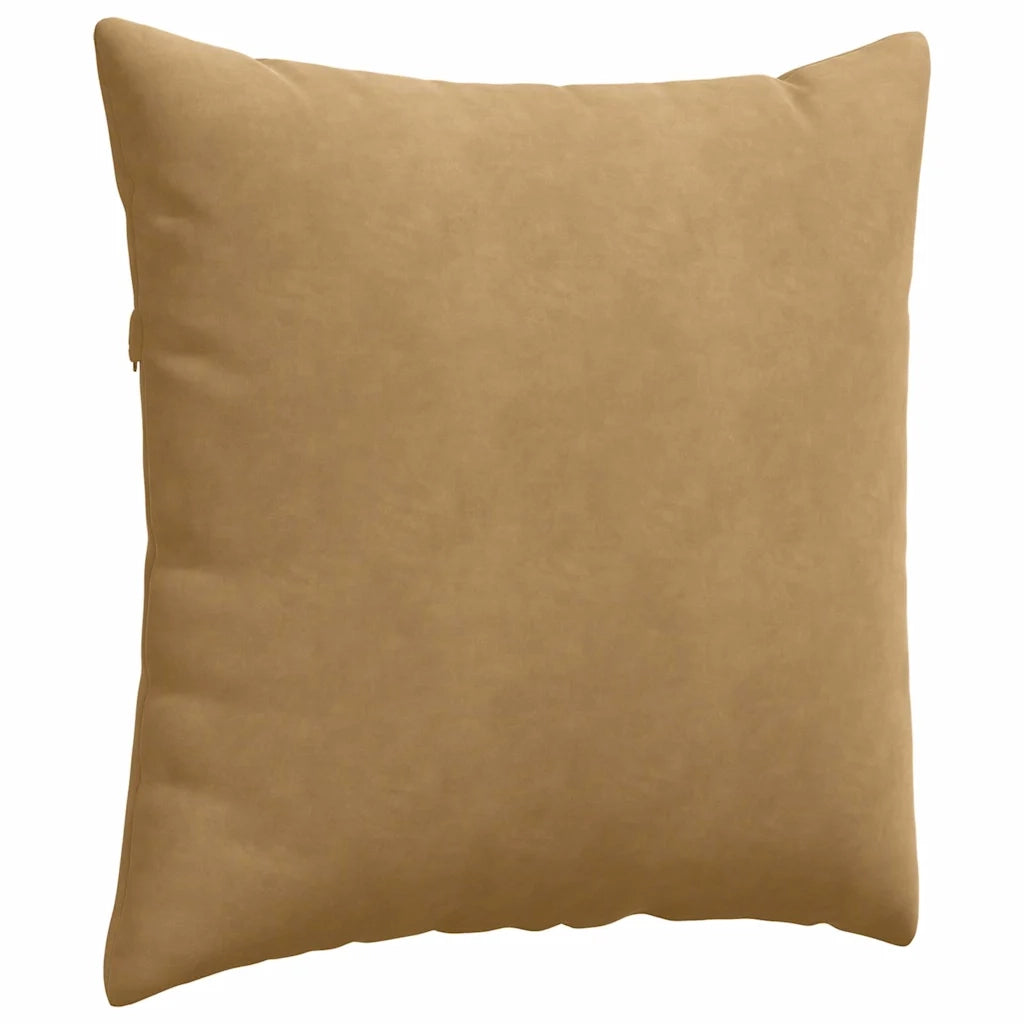Cuscini da Divano 2 pz-Set di 2 Cuscini per Sofa Marrone 80 x 80 cm Tessuto in Cords