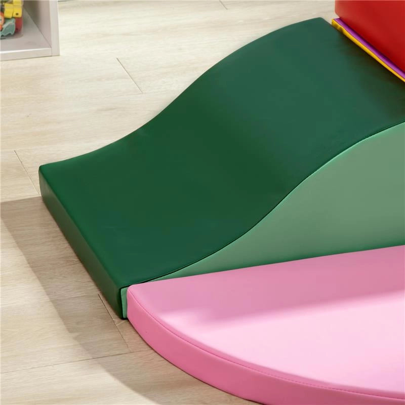 SET COSTRUZIONI MORBIDE PER BAMBINI 1-3 ANNI DA 6 PEZZI IN PU ED EPE MULTICOLORE