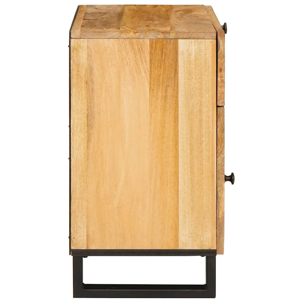Comodino | Armadio da Notte | Mobiletto da notte con cassetto Naturale 50 x 33 x 60 cm