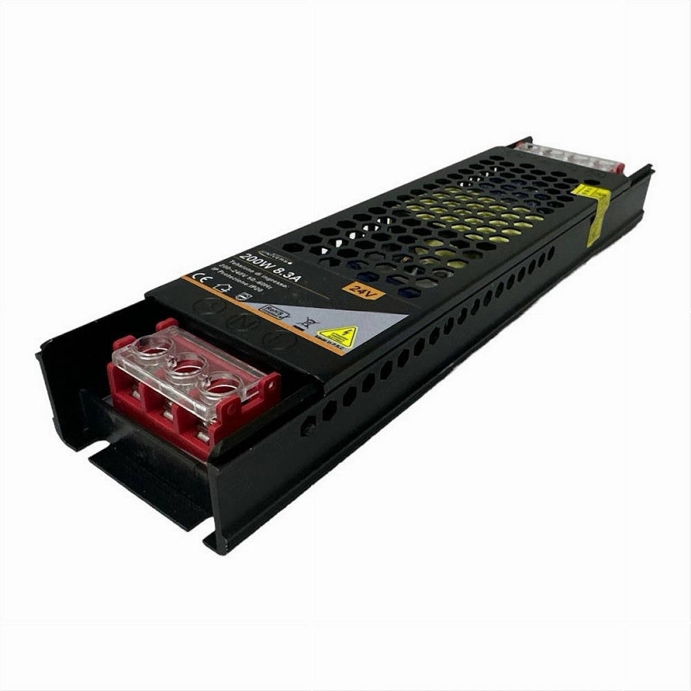 Trade Shop - Alimentatore Slim Stabilizzato 24v 200w Switch Trasformatore 8.3mha Fhyla200w24v -