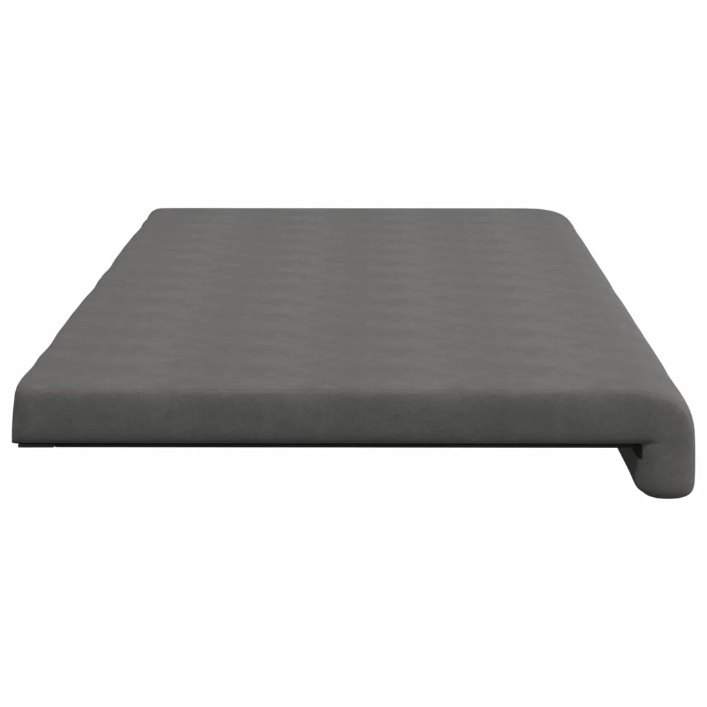 Cuscino per panchina Microfibra Grigio Scuro Profondità 35 cm 42043362