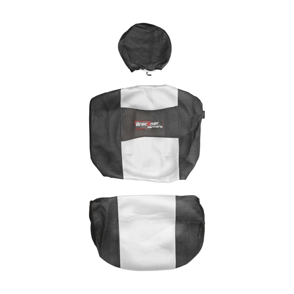 Set coprisedili universale nero grigio Breckner Germany