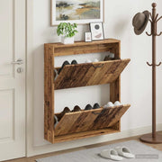 Mobiletto per Scarpe da Muro HAARLEM 71 x 17 x 86 cm 896863