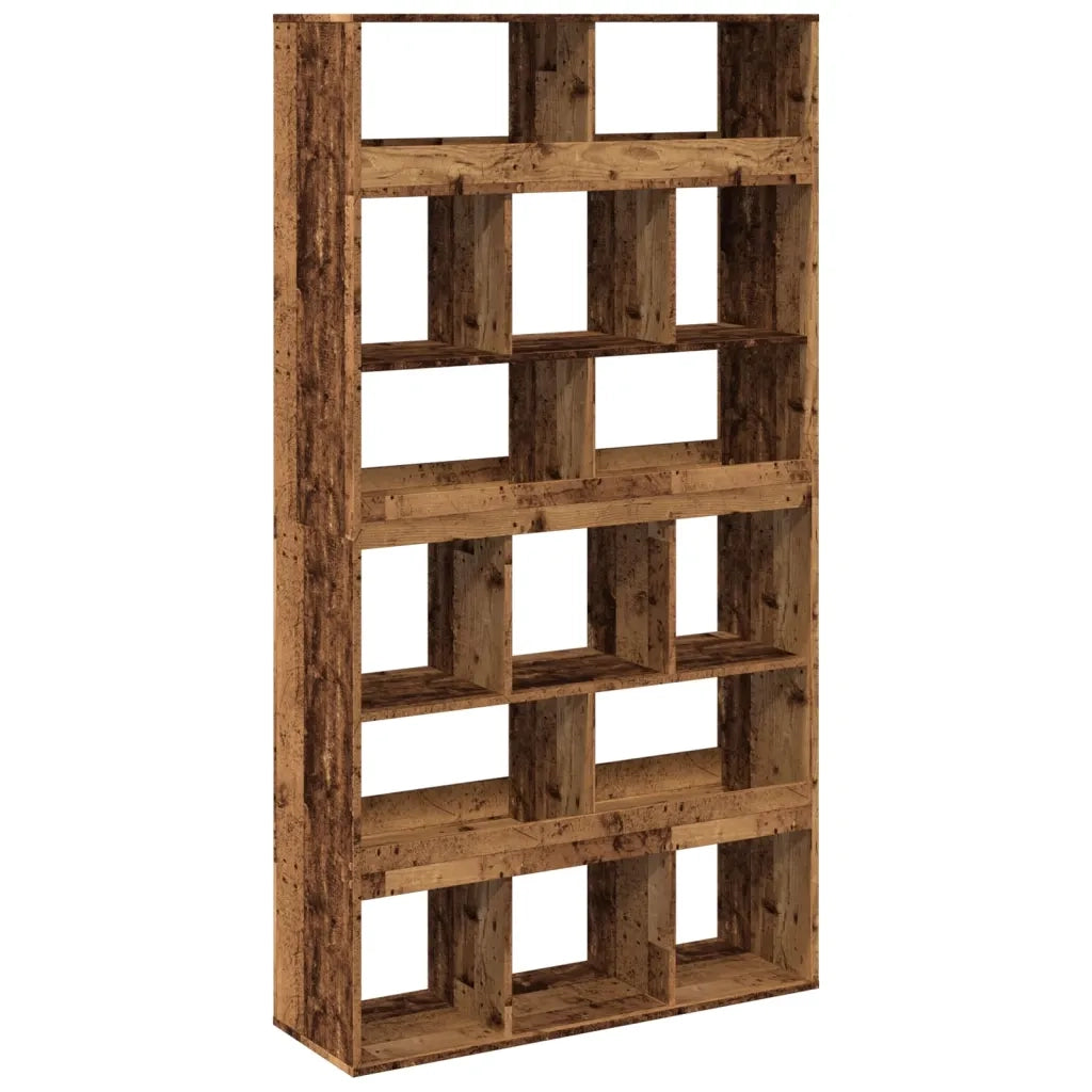 Divisorio Stanza | Paravento | Divisorio Ambienti Legno Antico 100x33x187,5 cm in Truciolato