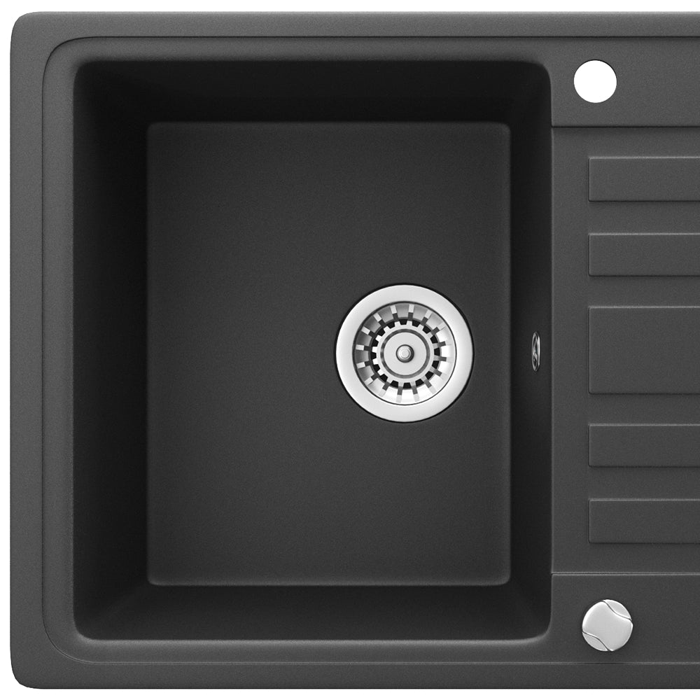 Bergström Lavello Nero 57.5 x 46 cm con asciugatura