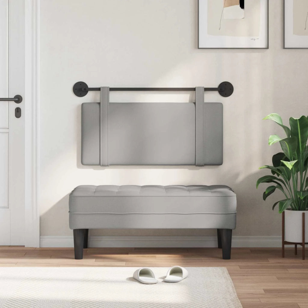 Testiera sospesa Grigio Nuvola Tessuto 42031345