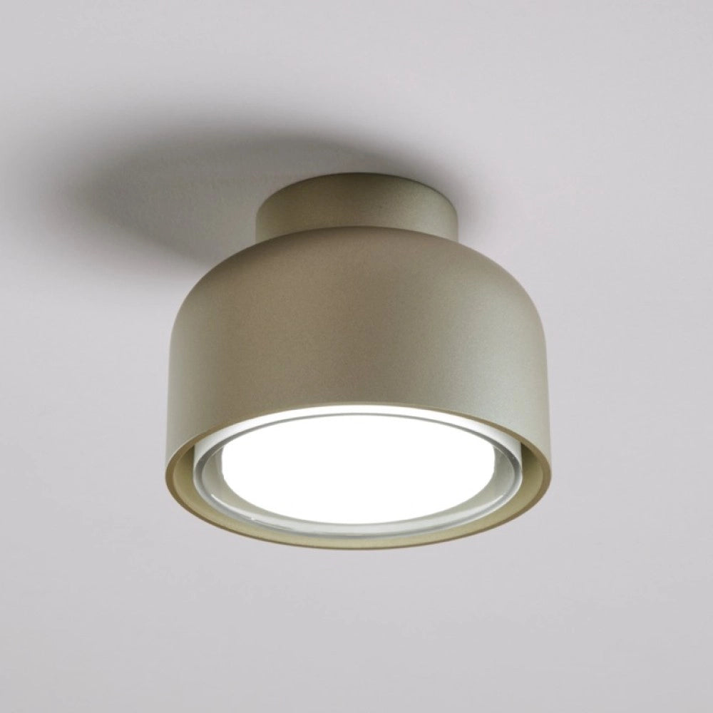 Plafoniera BOTTONE moderna in alluminio Sabbia 1xGX53