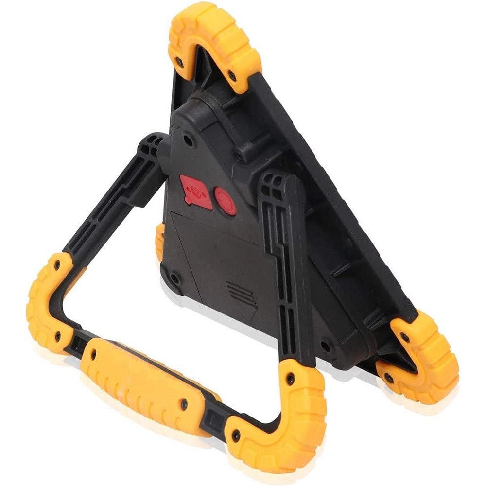 Trade Shop - Lampada Da Lavoro Portatile Led Torcia Emergenza Triangolo Cob Ricaricabile 30w -