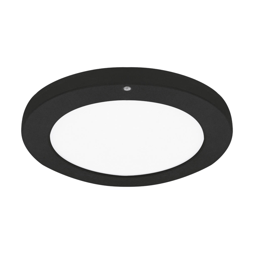 Plafoniera LED Struhm Olgierd nero/bianco 30cm 24W sensore