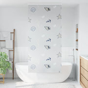 Tenda a Rullo Doccia Cassonetto-Tenda doccia a rullo 110x240 cm Larghezza Tessuto 765243