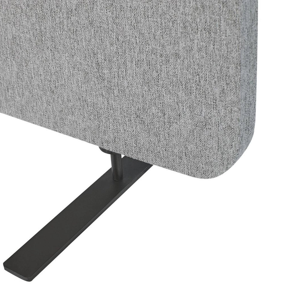 Paravento acustico a 3 ante separè divisorio ufficio grigio chiaro