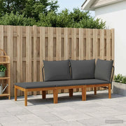 3 pcs Legno massiccio di acacia e corda Naturale 3407760
