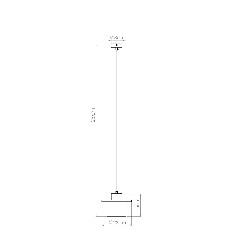 Lampada a sospensione MAB in cemento