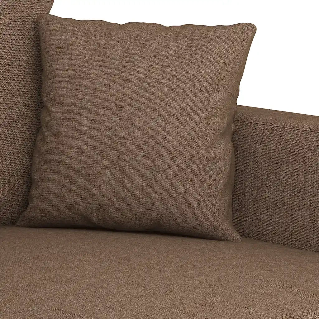 Poltrona Marrone 60 cm in Tessuto 359254