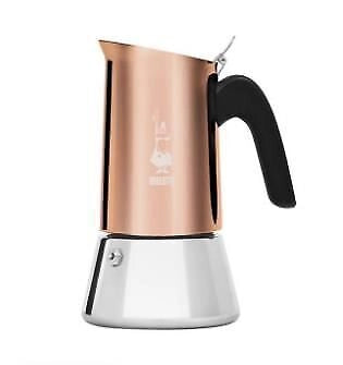 Bialetti 0007284CN Venus Caffettiera Acciaio Inossidabile 4 Tazze 170 ml Adatta a Induzione colore Bronzo