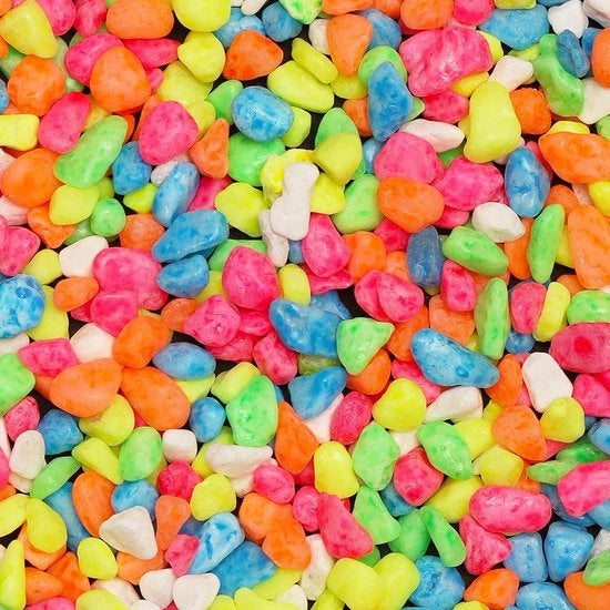 Decorazione con Steccati Neon, Gravellato come Vetro per Vasi, Piantine, Giardinaggio - Assortimento di 3,6 kg - 1,2 cm - Decorativo