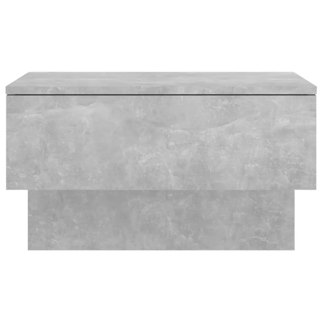 Set di 2 Comodini | Armadio da Notte | Mobiletto da notte a Muro Grigio Cemento