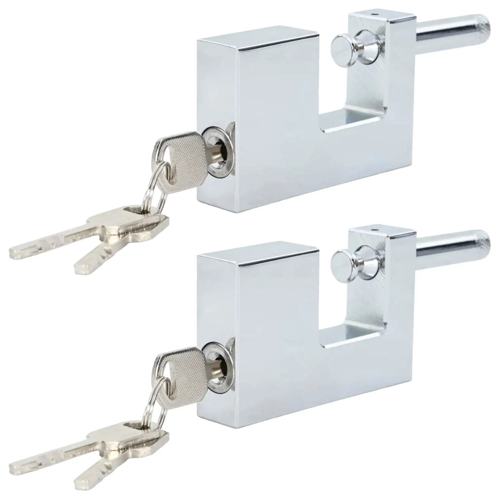 Lucchetto 2 pcs Argento Acciaio 42020741
