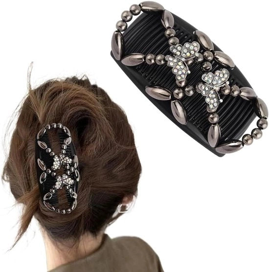 Clip per capelli magici - Doppia pinza per donne e ragazze - Accessori per capelli