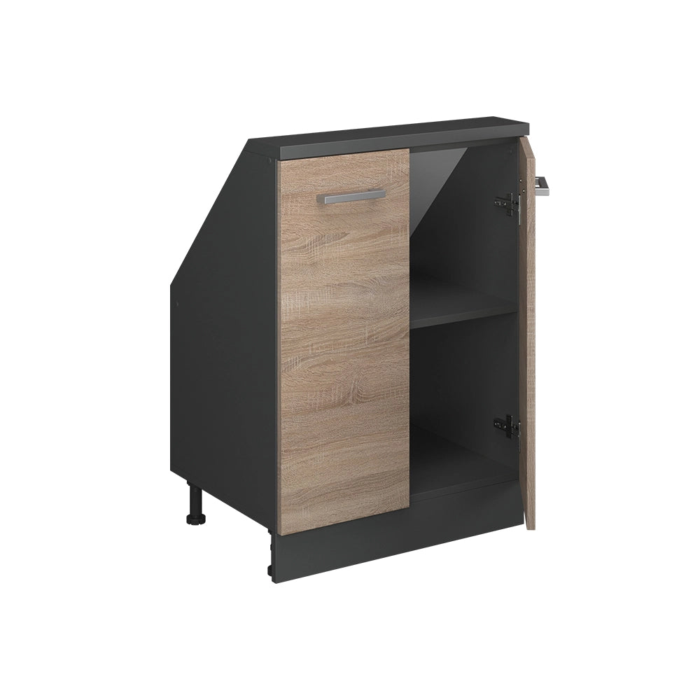 Mobile sottotetto Rion Sonoma/Antracite con 2 porte Vicco