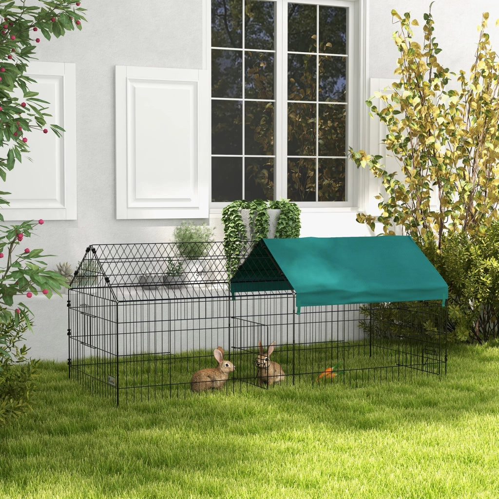 Gabbia per Conigli da Esterno e Interno ¨C Xylo ¨C Verde 185x75x75 cm