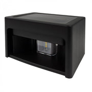 Applique solare LED 0,5W crepuscolare 90° IP44 nera