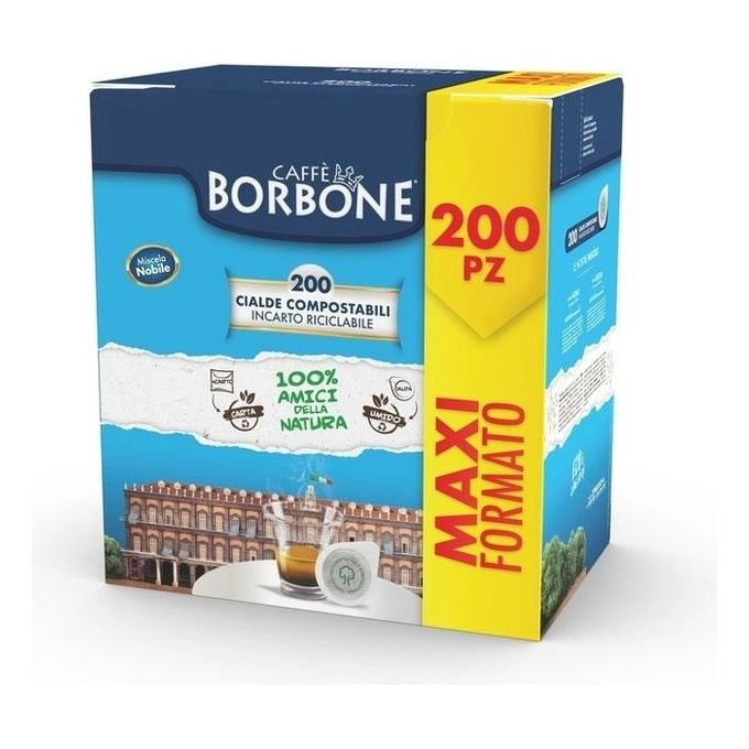 Caffè Borbone 44BBLUNOBILE200PZ capsula e cialda da caffè Cialde caffè 200 pz