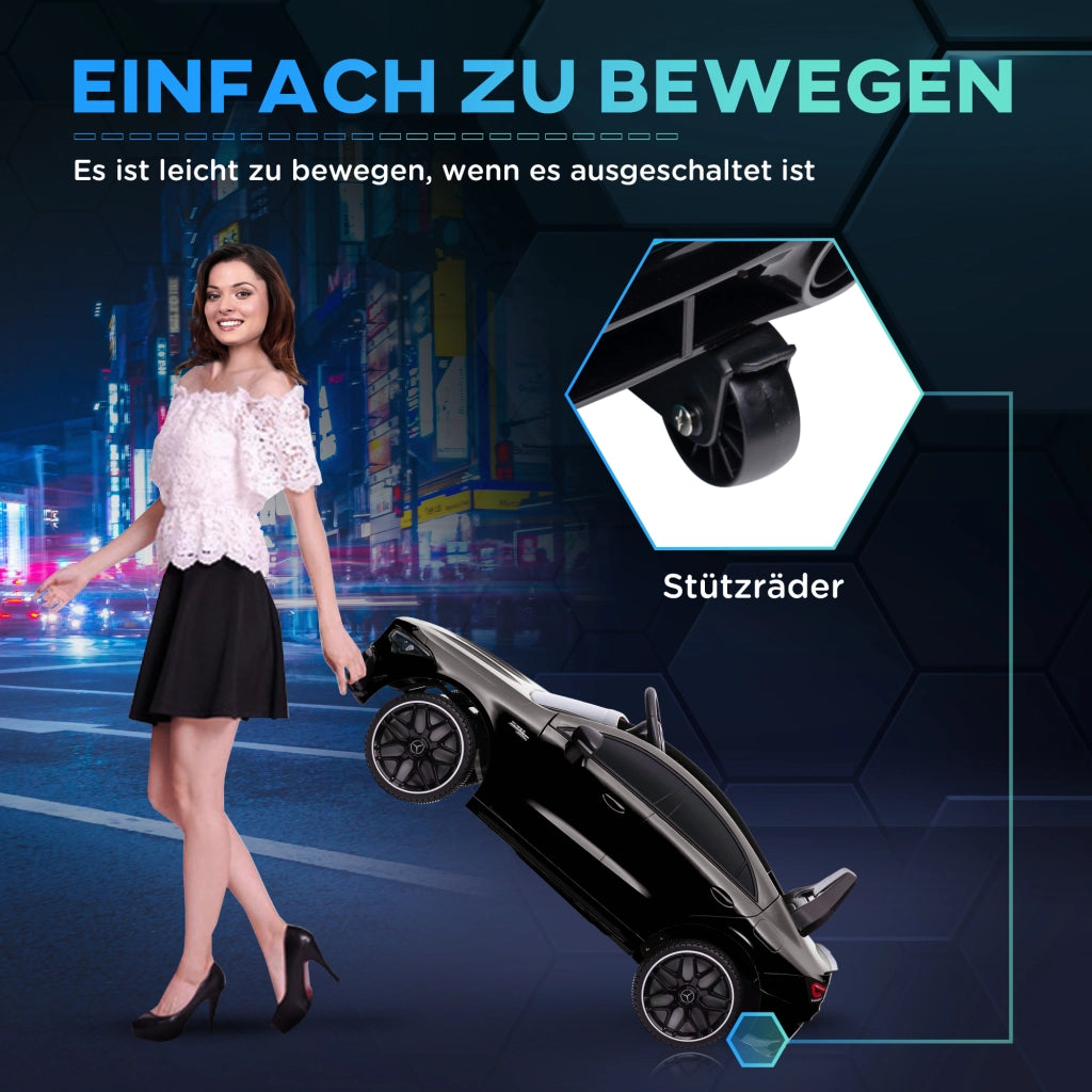 Auto elettrica per bambini telecomandata ¨C Minimal ¨C Nero