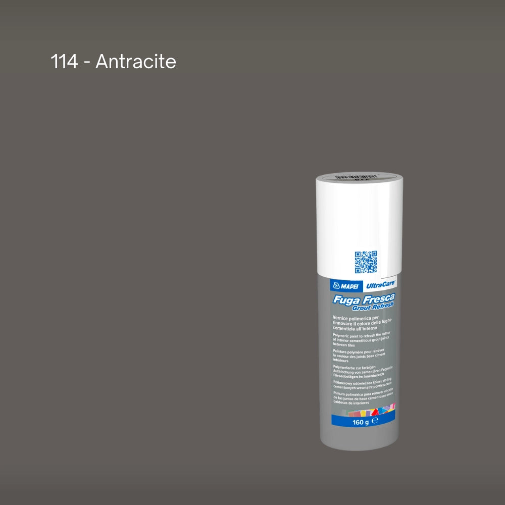 Rinnovo fughe sbiadite ripristinare pavimento ultracare fuga fresca 160 gr *** colore- antracite - 114, confezione 1