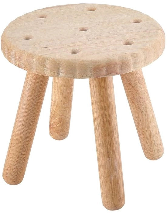 Scaffale di appoggio in legno massiccio - Inclinabile - Antiscivolo - Adatto per adulti/bambini - Sedia per la doccia pratica - Formato compattibile - Sedia per bambini