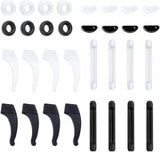 Accessori per occhiali - Antiscivellamento - Orecchini in silicone autoadesivi - 16 paia - Leggeri e comodi