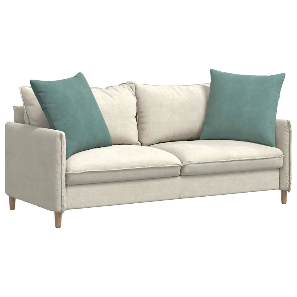 Cuscini da Divano 2 pz-Set di 2 Cuscini per Sofa Verde Mare 80 x 80 cm Tessuto in Cords
