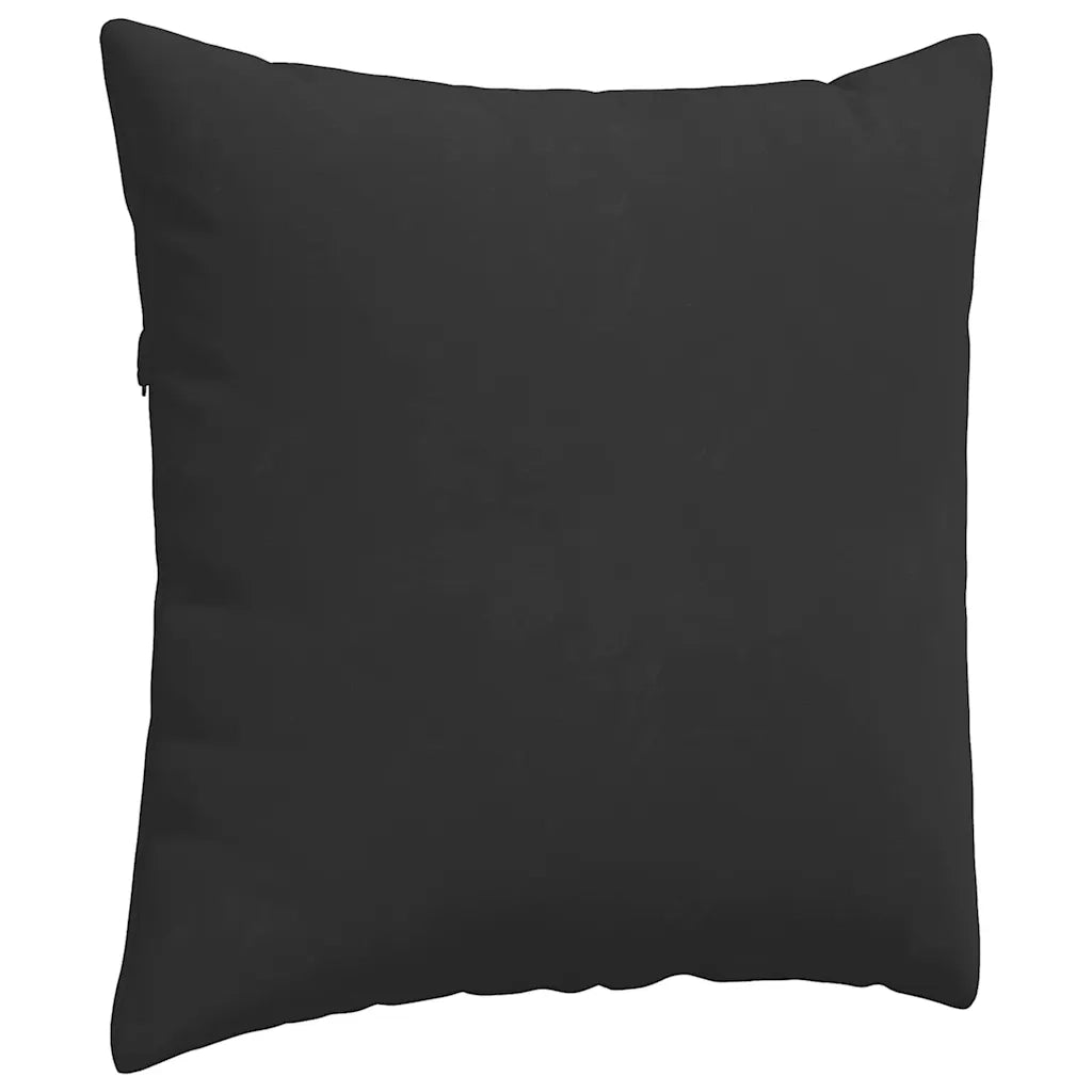 Cuscini da Divano 2 pcs Nero 60 x 60 cm Tessuto 42014029
